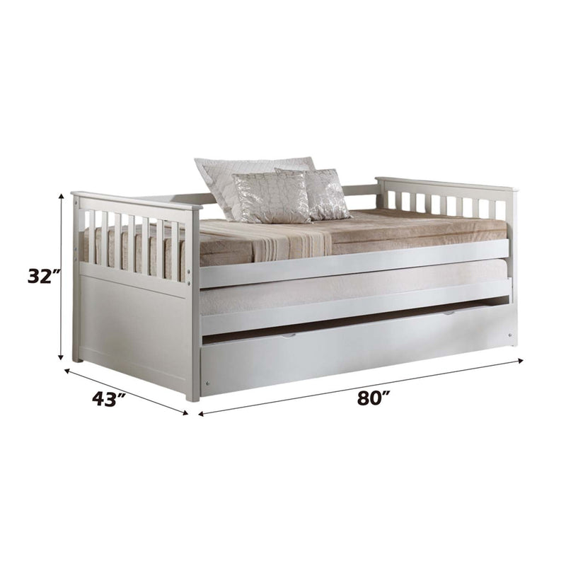 Cominia Daybed (Twin), White Finish Acme