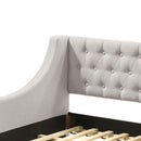Lianna Daybed w/Trundle (Full), Fog Fabric Acme