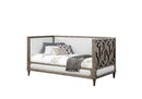 Artesia Daybed (Twin), Tan Fabric & Salvaged Natural Finish Acme