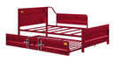 Cargo Daybed w/Trundle (Twin), Red Acme