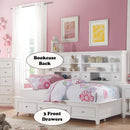 Lacey Daybed w/Storage (Twin), White Finish Acme