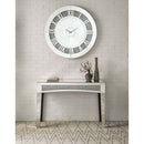 Noralie Wall Clock, Mirrored & Faux Diamonds Acme