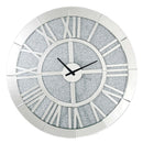 Noralie Wall Clock, Mirrored & Faux Diamonds Acme