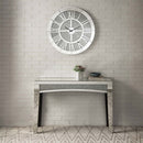 Noralie Wall Clock, Mirrored & Faux Diamonds Acme