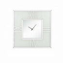 Noralie Wall Clock w/Led, Mirrored & Faux Diamonds Acme