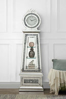 Noralie Grandfather Clock w/Led, Mirrored & Faux Diamonds Acme