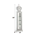 Noralie Grandfather Clock w/Led, Mirrored & Faux Diamonds Acme