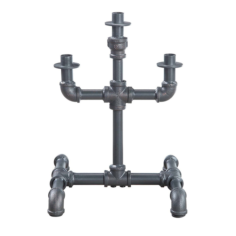 Brantley Candle Holder, Sandy Gray Finish Acme