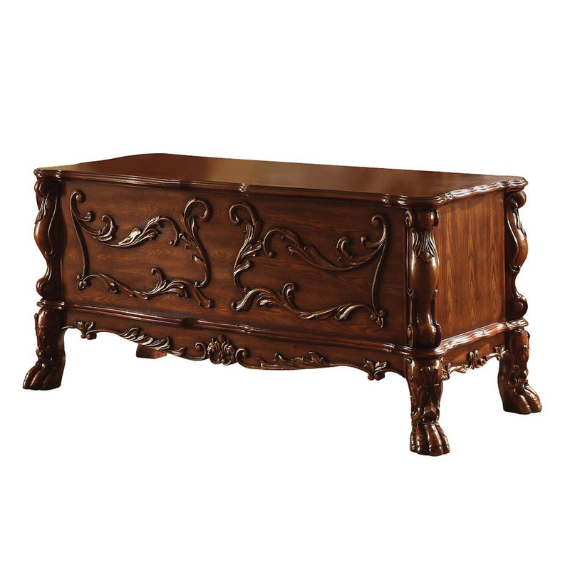 Dresden Executive Writing Desk, Cherry Oak Finish Acme