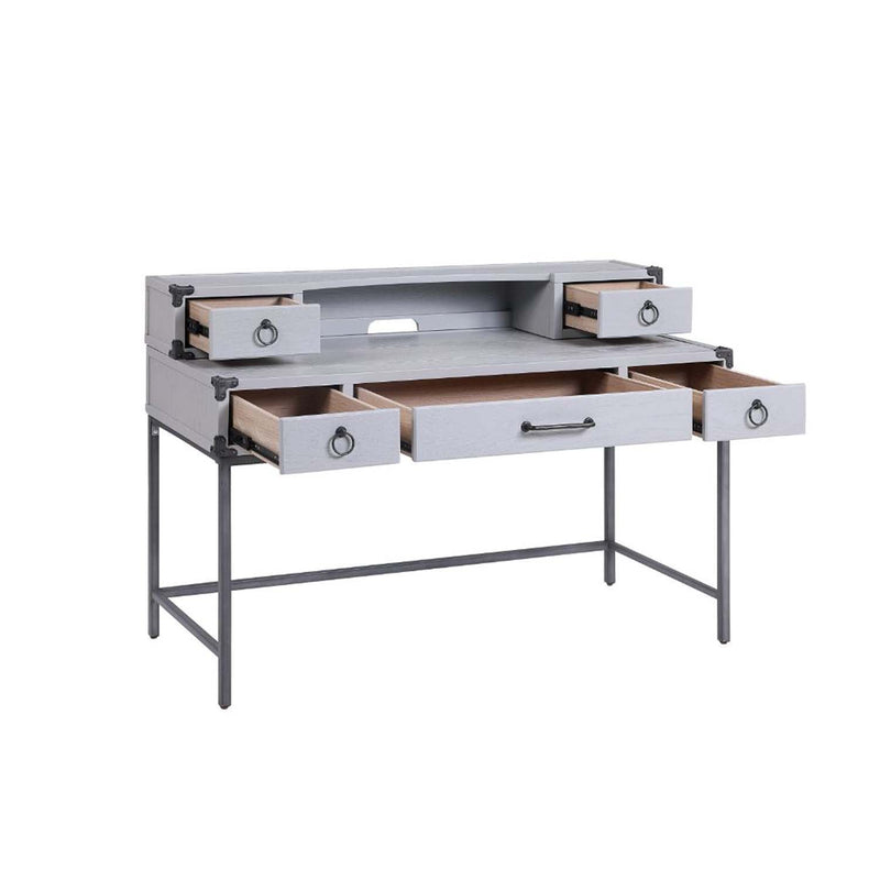 Orchest Writing Desk, Gray Finish Acme