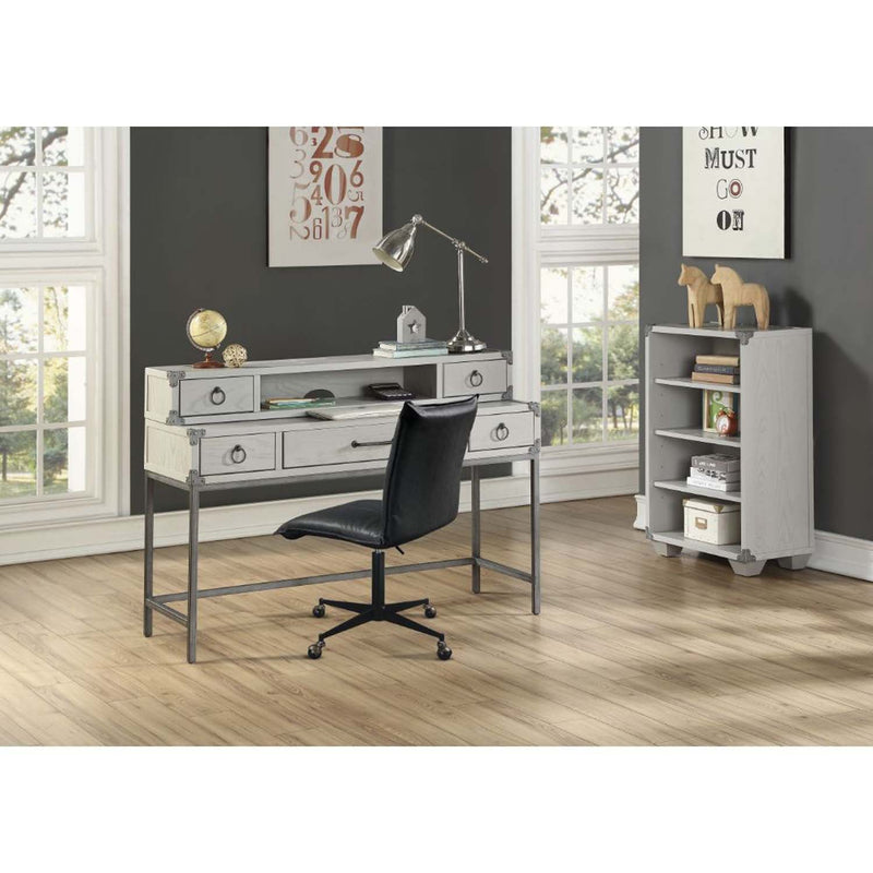 Orchest Writing Desk, Gray Finish Acme