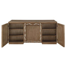 Orianne Executive Writing Desk, Antique Gold Finish Acme