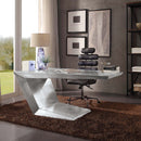 Brancaster Executive Writing Desk, Aluminum Acme