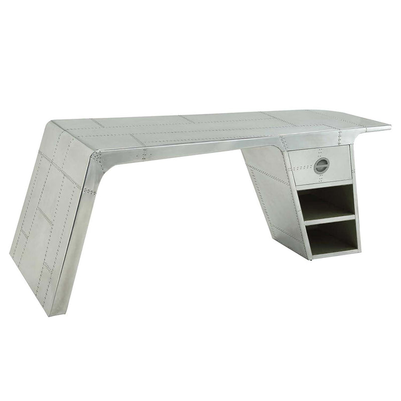 Brancaster Writing Desk, Metallic Finish Acme