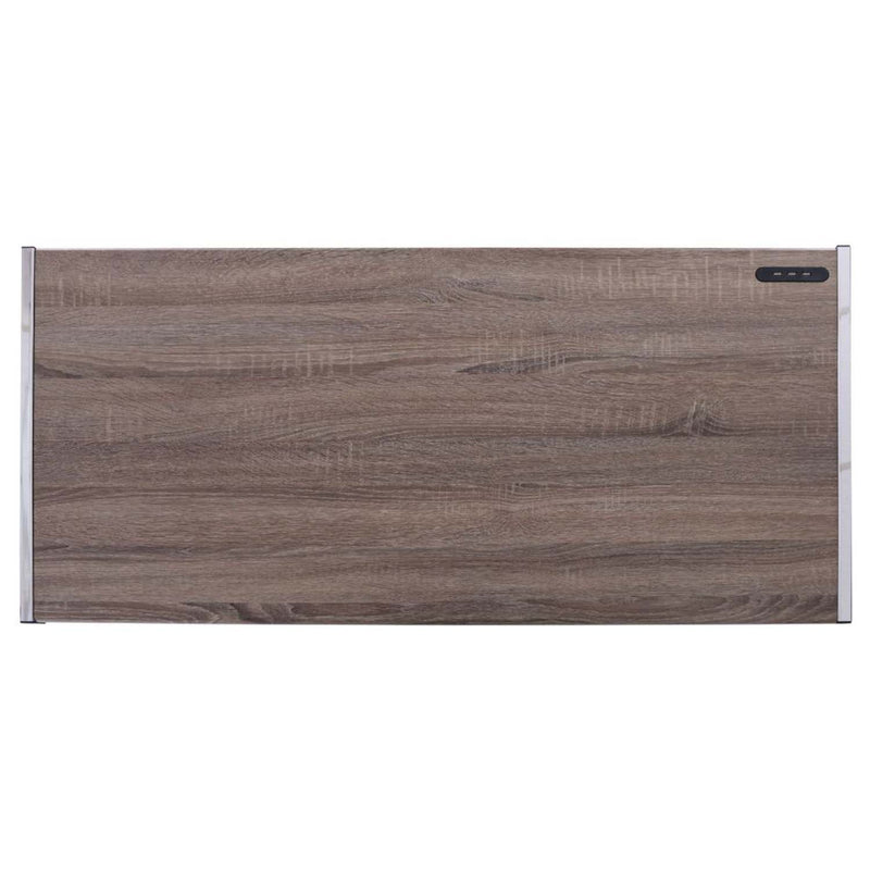 Finis Writing Desk w/USB, Weathered Oak & Chrome Finish Acme