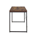 Bob Writing Desk, Weathered Oak & Black Finish Acme