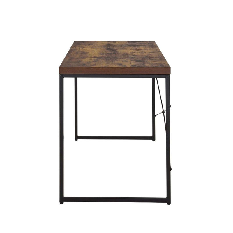 Bob Writing Desk, Weathered Oak & Black Finish Acme