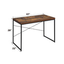 Bob Writing Desk, Weathered Oak & Black Finish Acme