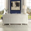 Gustave Executive Writing Desk, Cream Finish Acme