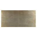 Jennavieve Executive Writing Desk, Gold Aluminum Acme