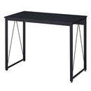 Zaidin Writing Desk, Black Finish Acme