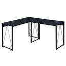 Zaidin Writing Desk, Black Finish Acme