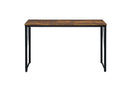 Zaidin Writing Desk, Weathered Oak & Black Finish Acme