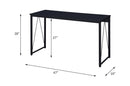 Zaidin Writing Desk, Black Finish Acme