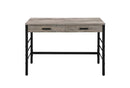 Disho Writing Desk w/USB, Light Weathered Oak & Black Finish Acme
