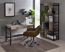 Disho Writing Desk w/USB, Light Weathered Oak & Black Finish Acme