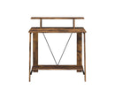 Nypho Writing Desk, Weathered Oak & Black Finish Acme