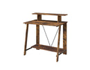Nypho Writing Desk, Weathered Oak & Black Finish Acme