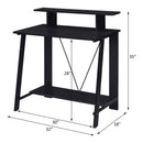 Nypho Writing Desk, Black Finish Acme