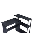 Ievi Writing Desk, Black Finish Acme