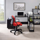 Ievi Writing Desk, Black Finish Acme