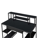 Amiel Writing Desk, Black Finish Acme
