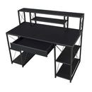 Amiel Writing Desk, Black Finish Acme