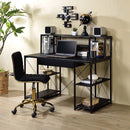 Amiel Writing Desk, Black Finish Acme