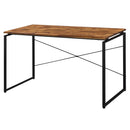 Jurgen Writing Desk, Oak & Black Finish Acme
