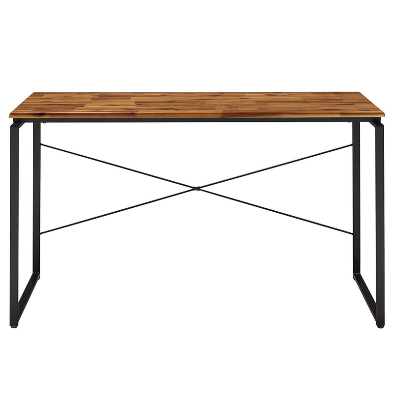 Jurgen Writing Desk, Oak & Black Finish Acme