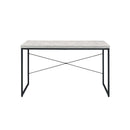 Bob Writing Desk, Antique White & Black Finish Acme