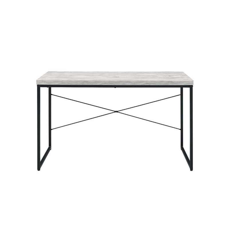 Bob Writing Desk, Antique White & Black Finish Acme