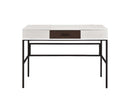 Verster Writing Desk w/USB, Natural & Black Finish Acme