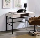 Verster Writing Desk w/USB, Natural & Black Finish Acme