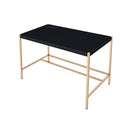 Midriaks Writing Desk w/USB, Black & Gold Finish Acme