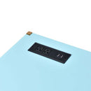 Midriaks Writing Desk w/USB, Baby Blue & Gold Finish Acme