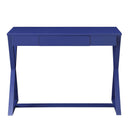 Nalo Writing Desk, Twilight Blue Finish Acme