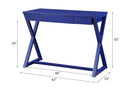 Nalo Writing Desk, Twilight Blue Finish Acme