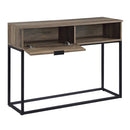 Galeno Writing Desk, Rustic Oak & Black Finish Acme