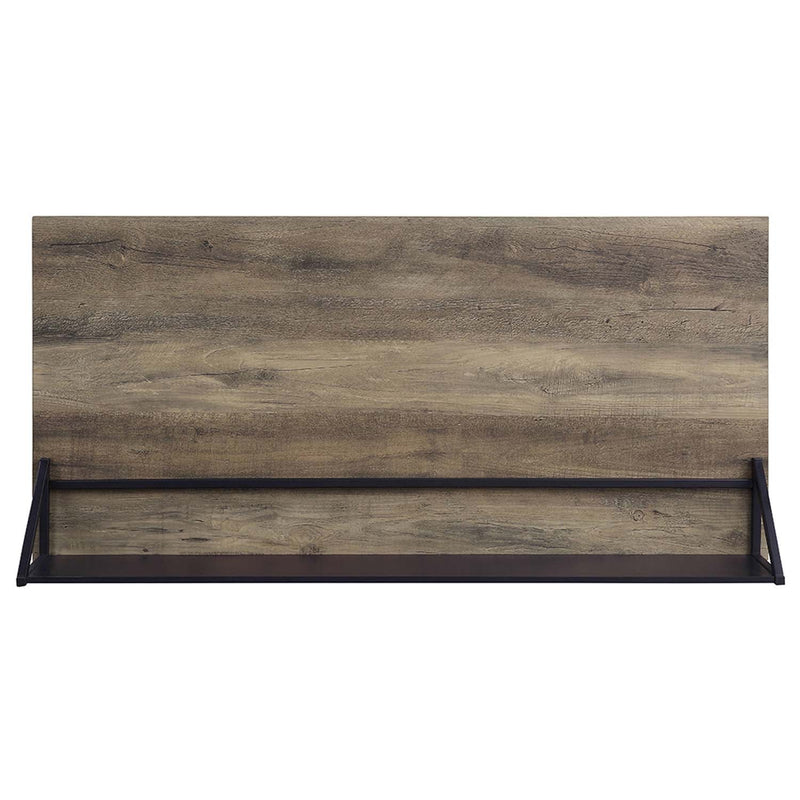 Garima Writing Desk, Rustic Oak & Black Finish Acme
